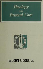 Cover of: Theology and pastoral care