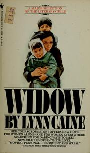 Cover of: Widow by Lynn Caine, Lynn Caine