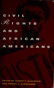 Cover of: Civil rights and African Americans: a documentary history