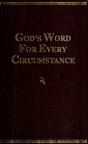 Cover of: God's Word For Every Circumstance by 