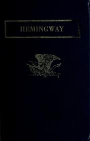 Cover of: Ernest Hemingway.