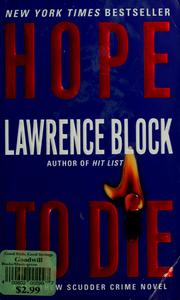 Cover of: Hope to die by Lawrence Block