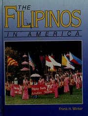 The Filipinos in America by Frank H. Winter
