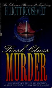 Cover of: A first class murder
