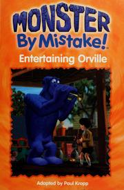 Cover of: Entertaining Orville (Monster By Mistake)