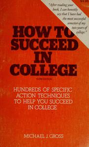 Cover of: How to succeed in college