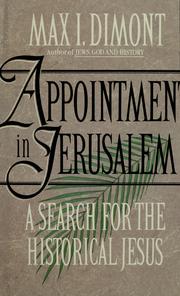 Cover of: Appointment in Jerusalem by Max I. Dimont