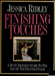Cover of: Finishing touches