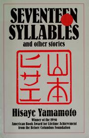 Cover of: Seventeen syllables and other stories by Hisaye Yamamoto