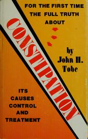 Cover of: Constipation by John H. Tobe