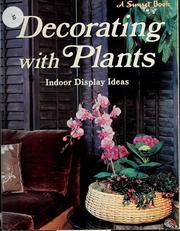 Cover of: Decorating with plants