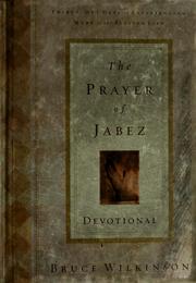 Cover of: The Prayer of Jabez Devotional by Bruce Wilkinson