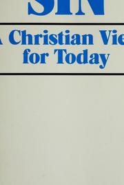 Cover of: Sin, a Christian view for today