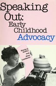 Cover of: Speaking out: early childhood advocacy