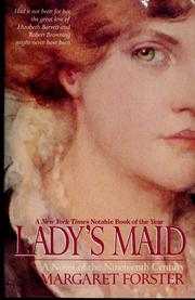Cover of: Lady's maid