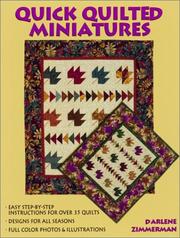 Cover of: Quick Quilted Miniatures by Darlene Zimmerman