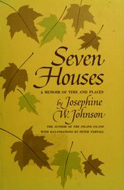 Cover of: Seven houses: a memoir of time and places
