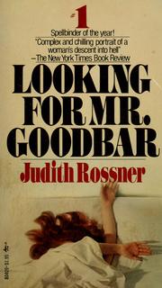 Cover of: Looking for Mr. Goodbar by Judith Rossner
