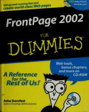 Cover of: FrontPage 2002 for dummies