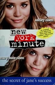 Cover of: New York Minute: The Secret of Jane's Success