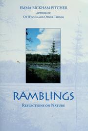 Cover of: Ramblings by Emma Bickham Pitcher