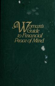 Cover of: A woman's guide to financial peace of mind