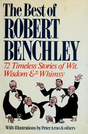 Cover of: The best of Robert Benchley by Robert Benchley