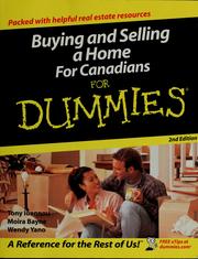 Cover of: Buying and selling a home for Canadians for dummies by Tony Ioannou