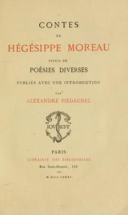 Cover of: Contes de Hégésippe: suivis de poésies diverses