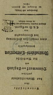 Cover of: Actenstükke über das Misverständnis zwischen Dännemark und England und die Nordische Neutralitets-Convention