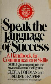 Cover of: Speak the language of success