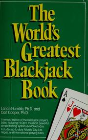 Cover of: The world's greatest blackjack book by Lance Humble