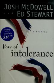 Cover of: Vote of intolerance