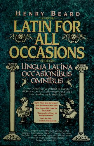Latin for all occasions by Jean Little