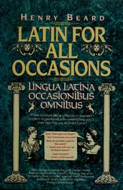 Cover of: Latin for all occasions by Jean Little