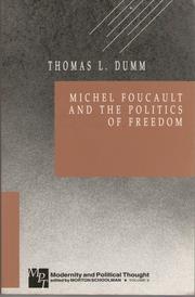 Michel Foucault and the politics of freedom