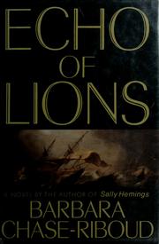 Cover of: Echo of lions by Barbara Chase-Riboud
