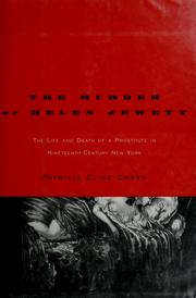 Cover of: The murder of Helen Jewett by Patricia Cline Cohen
