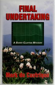 Cover of: Final undertaking