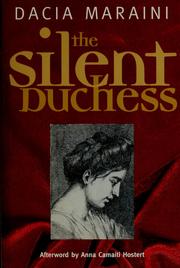 Cover of: The silent duchess by Dacia Maraini