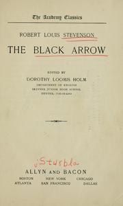 Cover of: The black arrow by Robert Louis Stevenson
