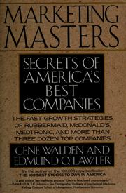 Cover of: Marketing masters: secrets of America's best companies
