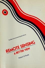 Cover of: Remote sensing by Robert D. Rudd