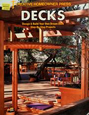 Cover of: Decks by Creative Homeowner Press