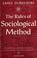 Cover of: The rules of sociological method