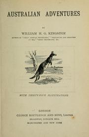 Cover of: Australian adventures by William Henry Giles Kingston