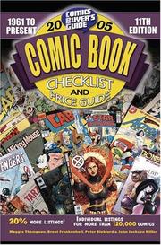 Cover of: 2005 Comic Book Checklist & Price Guide by Maggie Thompson, Brent Frankenhoff, Peter Bickford, John Jackson Miller