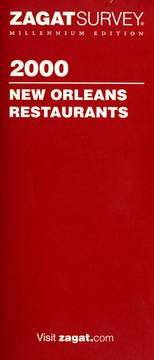 Cover of: 2000 New Orleans restaurants | Sharon Litwin