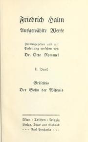 Cover of: Ausgewählte Werke