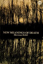 Cover of: New meanings of death